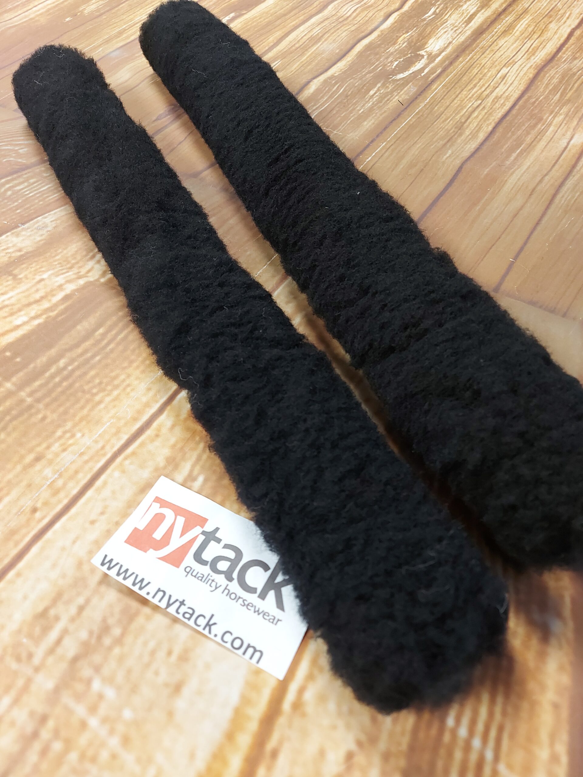BLACK wool rein sleeves